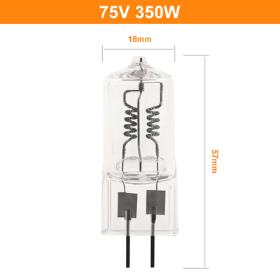 Bóng đèn Halogen thạch anh thủy tinh 75V 350W Đèn Halogen đặc biệt nhiệt độ cao
