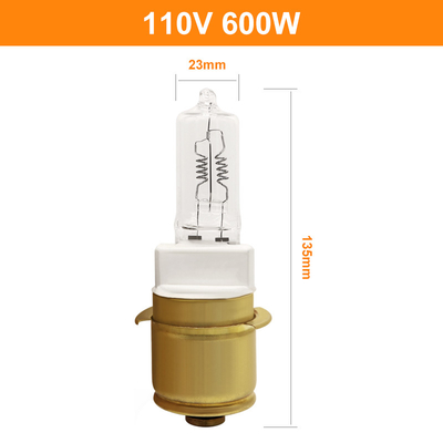 Bóng đèn Halogen 110V 600 Watt cho đèn xe hơi Đèn pha Halogen thạch anh đầu máy P40s / 41