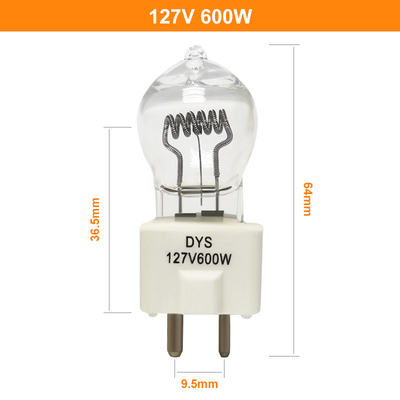 Bóng đèn Halogen 127V 600w Gy9.5 Đèn chiếu phim Chiếu sáng sân khấu Bóng đèn DYV BHC Dys