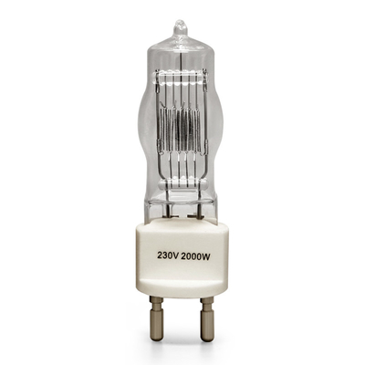 230v 2000w G22 Bóng đèn Halogen kết thúc đơn 3200k 300 giờ