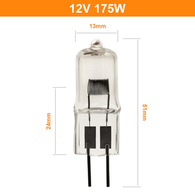 50W 150W 200W 100w Thạch anh bóng đèn Halogen thay thế Bóng đèn sân bay được kiểm soát hiện tại 6.6A