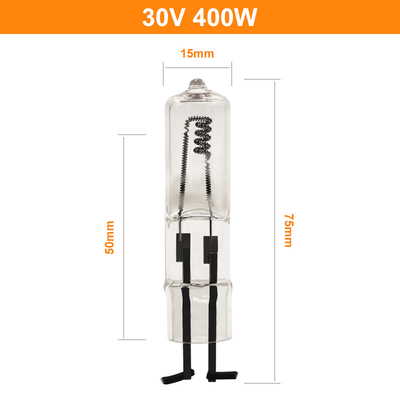 Bóng đèn Halogen thạch anh 30V 400 Watt Đèn báo chiếu sáng 2 pin