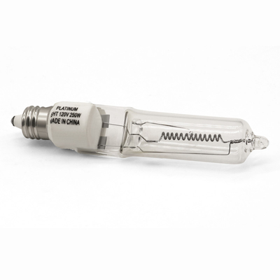 Đèn thạch anh mini có thể E11 120v 250 Watt Bóng đèn Halogen có thể điều chỉnh độ sáng