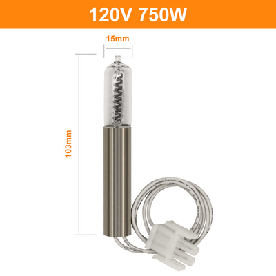 Bóng đèn hồng ngoại thạch anh G9.5 Bóng đèn Halogen vonfram thạch anh 750w 120V