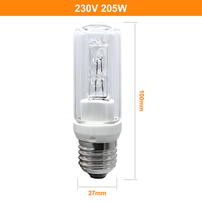Chất liệu bóng đèn Thạch anh bóng đèn Halogen vonfram 205w Halogen E27 230V