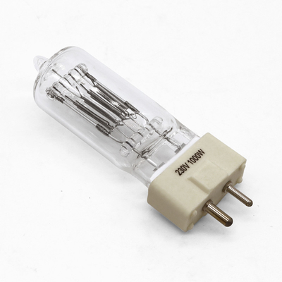 Bóng đèn thạch anh Halogen cơ sở 230V Gy9.5 1000w Đèn studio sân khấu một đầu 3200K