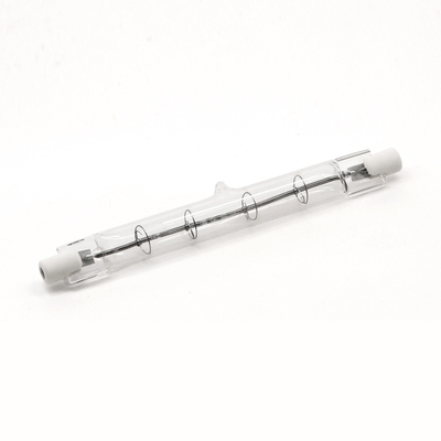 Bóng đèn 230V 800W R7s 118mm Đèn quang Halogen có thể điều chỉnh độ sáng Đèn cực đốt trong Patio Máy sưởi màu đỏ