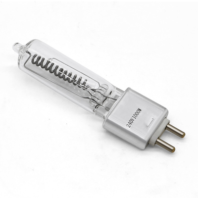 1000w 240v 2 pin Halogen bóng đèn chiếu rạp chiếu phim G9.5 Cơ sở 3200K