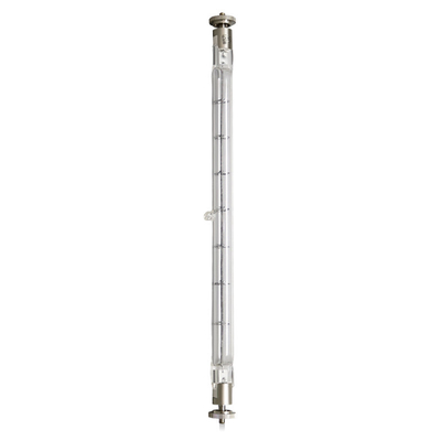 Đèn sưởi hồng ngoại thạch anh 1250watt Đèn chiếu sáng dải nhỏ Iris 3200k Bảo tàng nhiệt nguyên tố 215mm
