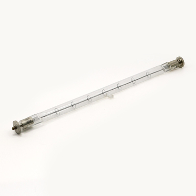 Đèn sưởi hồng ngoại thạch anh 1250watt Đèn chiếu sáng dải nhỏ Iris 3200k Bảo tàng nhiệt nguyên tố 215mm