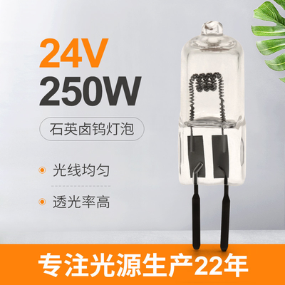 Đèn thạch anh 24v 150w 250W Đèn chiếu Iốt bằng thạch anh Lumens Đèn chiếu halogen phẫu thuật cao