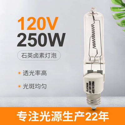 Bóng đèn Halogen đơn một đầu 120V 250W Jd E11 Đèn nến mini