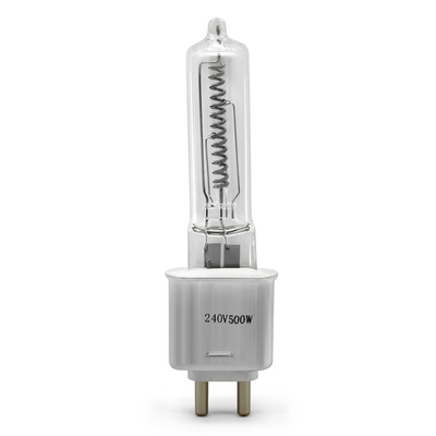 Đèn thạch anh 500 Watt G9.5 Bóng đèn Halogen 2 pin 240V Chụp ảnh sân khấu