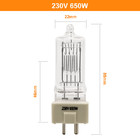 230V 650W Nhiếp ảnh Video Light Phim và Truyền hình Ánh sáng sân khấu Vonfram Halogen Ánh sáng ấm áp