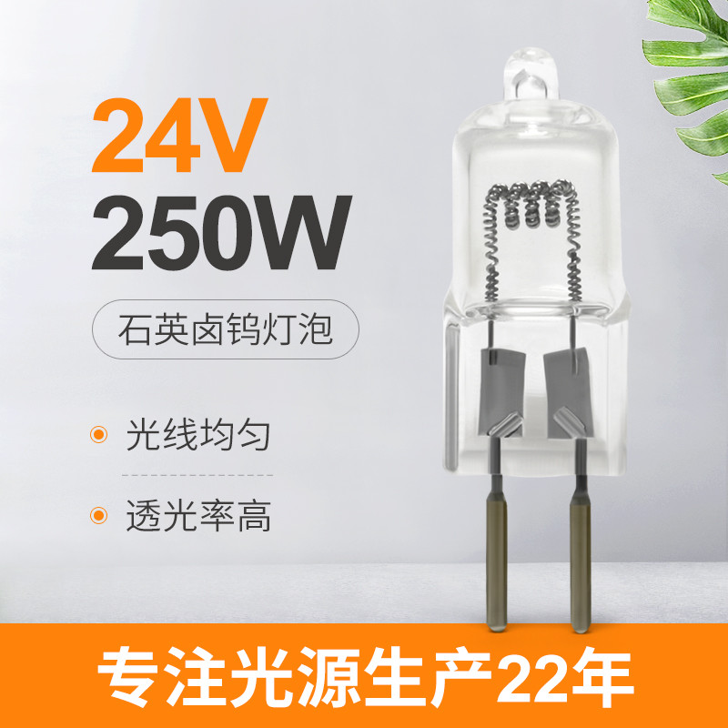 24v 250w Bóng đèn Halogen Led Hạt thay thế Đèn pha lê Phẫu thuật không bóng