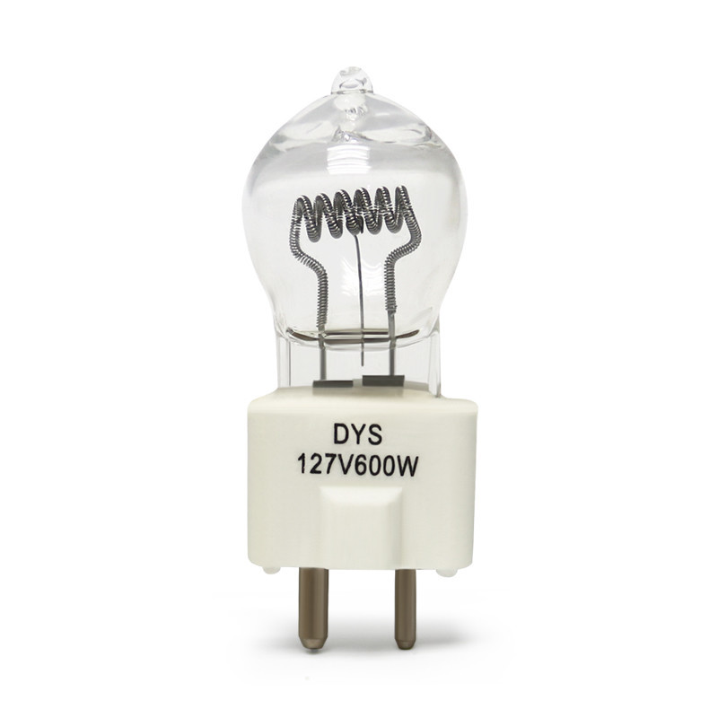 Bóng đèn Halogen chiếu phim Sân khấu Bóng đèn DYS 127V 600w Gy9 5 Bóng đèn chiếu Halogen Vonfram