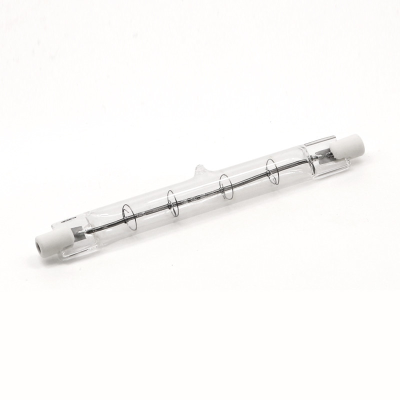 Bóng đèn 230V 800W R7s 118mm Đèn quang Halogen có thể điều chỉnh độ sáng Đèn cực đốt trong Patio Máy sưởi màu đỏ