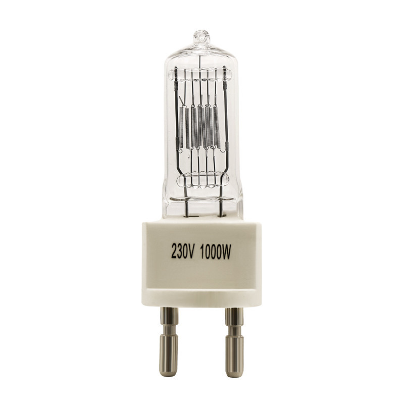 Bóng đèn Halogen hồng ngoại màu đỏ 1000W 230V Quartz Ir Đèn G9.5 25000 Lumen