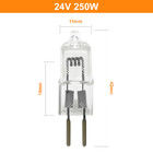 24V 250W Điện Áp Thấp Đèn Halogen Hạt Đèn Pha Lê Pin Bóng Đèn Máy Chiếu Máy Công Cụ Phẫu Thuật Shadowless Bóng Đèn Halogen
